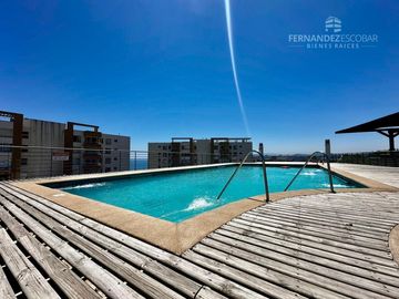 VIÑA DEL MAR - VENDE DEPTO 3D 2B 1E 2 BODEGAS - AGUA SANTA