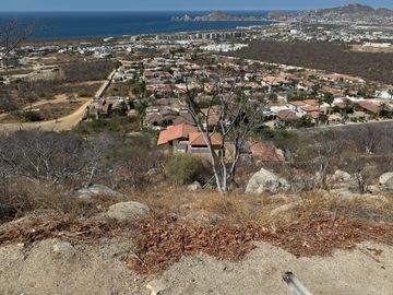 TERRENO EN VENTA EN CABO SAN LUCAS LOTE EN RANCHO PARAISO CON VISTA AL MAR