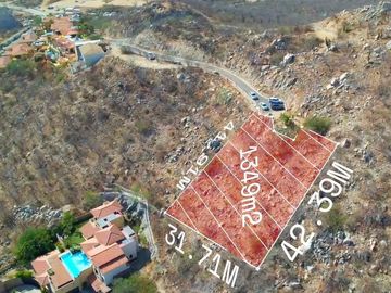 TERRENO EN VENTA EN CABO SAN LUCAS LOTE EN RANCHO PARAISO CON VISTA AL MAR