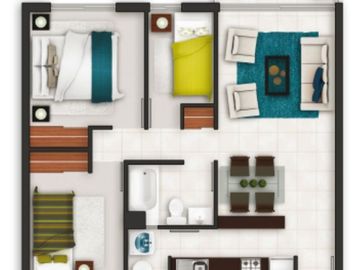 Departamento en condominio Borde Mar Las Cruces