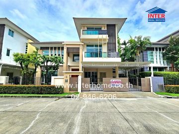 3-storey detached house, 83.2 sq.w., Grand Bangkok Boulevard Village, Ratchada-Ramintra, Ratchada-Ramintra Road, Nawamin Road, Khan Na Yao District, B