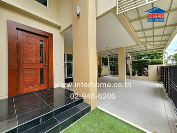 3-storey detached house, 83.2 sq.w., Grand Bangkok Boulevard Village, Ratchada-Ramintra, Ratchada-Ramintra Road, Nawamin Road, Khan Na Yao District, B