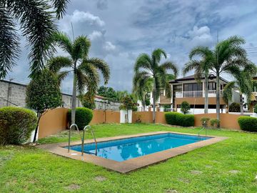 534sqm Corner Lot with 3 Bedroom 2-Storey House for SALE with pool in Angeles City near CLARK
