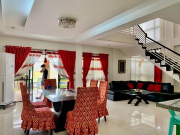 534sqm Corner Lot with 3 Bedroom 2-Storey House for SALE with pool in Angeles City near CLARK