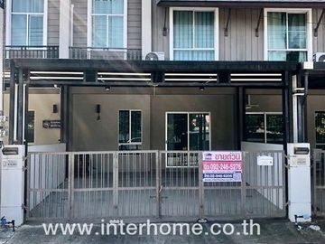 2-storey townhouse, 22 sq m, Pruksa Ville Village 106, Rangsit-Khlong Song, near Siam International School, Soi Rangsit-Nakhon Nayok 62, Rangsit-Nakho