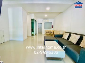 2-storey townhouse, 22 sq m, Pruksa Ville Village 106, Rangsit-Khlong Song, near Siam International School, Soi Rangsit-Nakhon Nayok 62, Rangsit-Nakho