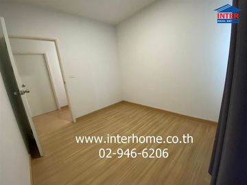 2-storey townhouse, 22 sq m, Pruksa Ville Village 106, Rangsit-Khlong Song, near Siam International School, Soi Rangsit-Nakhon Nayok 62, Rangsit-Nakho