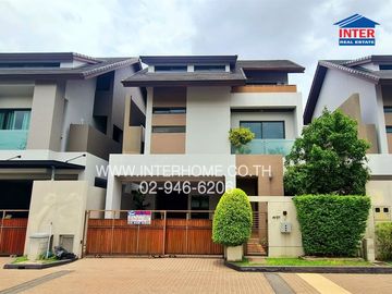 3-storey detached house, 54.4 sq.w., Private Nirvana Residence Village, Soi Yothin Phatthana 11, Intersection 7, Kaset-Nawamin Road, Pradit Manutham R