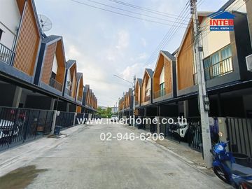 2-storey townhouse, 20.9 sq.w., D Plus Village, Wan Dee Village, Soi Wat Khlong Kru - Sri Muang Soi 18, Rama 2 Road, Setthakit Road 1, Mueang Samut Sa