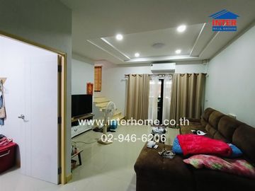 2-storey townhouse, 20.9 sq.w., D Plus Village, Wan Dee Village, Soi Wat Khlong Kru - Sri Muang Soi 18, Rama 2 Road, Setthakit Road 1, Mueang Samut Sa