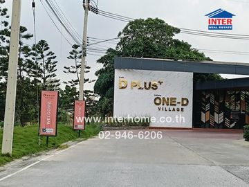 2-storey townhouse, 20.9 sq.w., D Plus Village, Wan Dee Village, Soi Wat Khlong Kru - Sri Muang Soi 18, Rama 2 Road, Setthakit Road 1, Mueang Samut Sa