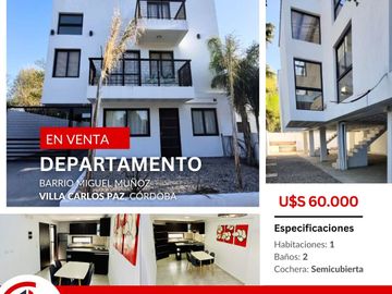 VENTA DEPARTAMENTO OPORTUNIDAD 1 dormitorio - cochera