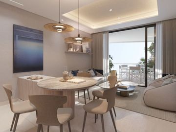 Condominio con den, alberca familiar, en venta, Parque Cancún, Cancún