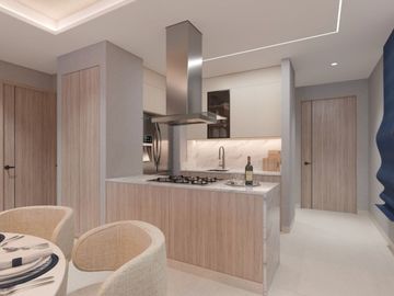 Departamento con alberca, spa, en venta, Parque Cancún, Cancún