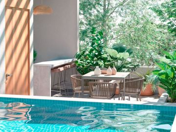 Casa en venta con alberca, comunidad Cerrada, Ciudad Mayakoba, Playa del Carmen