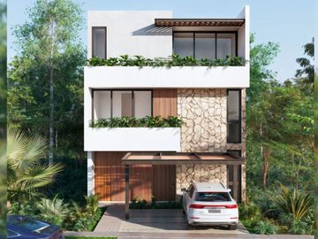 Casa en venta con alberca, comunidad Cerrada, Ciudad Mayakoba, Playa del Carmen