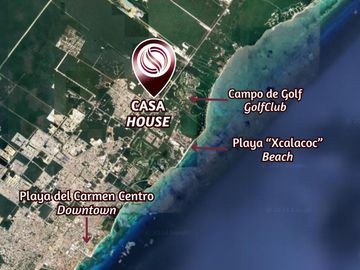 Casa en venta con alberca, comunidad Cerrada, Ciudad Mayakoba, Playa del Carmen
