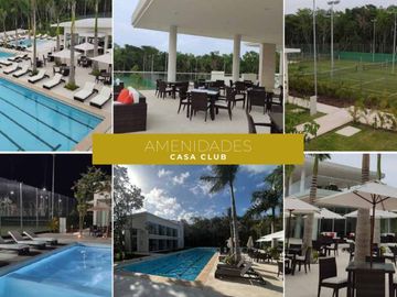 Casa en venta con alberca, comunidad Cerrada, Ciudad Mayakoba, Playa del Carmen
