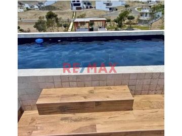 En Venta De Casa De Playa Con Cochera Y Piscina En Condominio Cerrado Alto Bujama A 3 Cuadras De La Playa