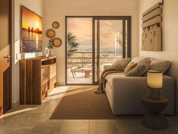 Departamento en cabo san lucas en sunset con vista al mar