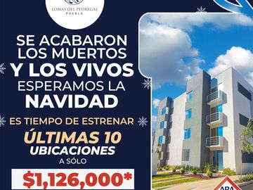 DEPARTAMENTOS EN VENTA EN PUEBLA FRACCIONAMIENTO LOMAS DEL PEDREGAL