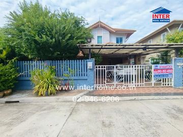 2-storey detached house, 58.3 sq.w., Parinya Village, Kaset-Nawamin, near Central Eastville, Soi Nawamin 111, Intersection 4, Bueng Kum District, Bang