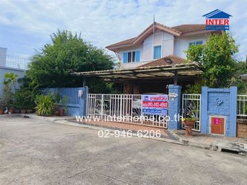 2-storey detached house, 58.3 sq.w., Parinya Village, Kaset-Nawamin, near Central Eastville, Soi Nawamin 111, Intersection 4, Bueng Kum District, Bang