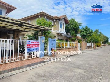 2-storey detached house, 58.3 sq.w., Parinya Village, Kaset-Nawamin, near Central Eastville, Soi Nawamin 111, Intersection 4, Bueng Kum District, Bang