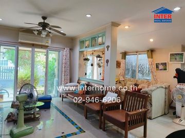 2-storey detached house, 58.3 sq.w., Parinya Village, Kaset-Nawamin, near Central Eastville, Soi Nawamin 111, Intersection 4, Bueng Kum District, Bang