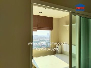 Condominium 26.12 sq.m. Aspire Ratchada-Wong Sawang, next to MRT Wong Sawang station, Bangkok-Nonthaburi Road, Wong Sawang Road, Bang Sue District, Ba
