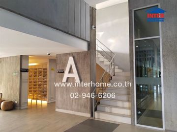 Condominium 26.12 sq.m. Aspire Ratchada-Wong Sawang, next to MRT Wong Sawang station, Bangkok-Nonthaburi Road, Wong Sawang Road, Bang Sue District, Ba