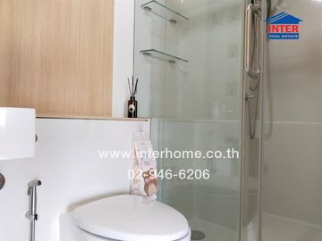 Condominium 26.12 sq.m. Aspire Ratchada-Wong Sawang, next to MRT Wong Sawang station, Bangkok-Nonthaburi Road, Wong Sawang Road, Bang Sue District, Ba