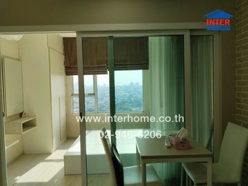 Condominium 26.12 sq.m. Aspire Ratchada-Wong Sawang, next to MRT Wong Sawang station, Bangkok-Nonthaburi Road, Wong Sawang Road, Bang Sue District, Ba