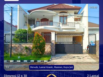 Rumah Araya Galaxy Bumi Permai Mewah Siap Huni American Style dkt Manyar MERR Kertajaya