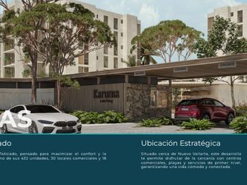HERMOSOS DEPARTAMENTO EN VENTA,EN RIVIERA NAYARIT UNICO DESARROLLO EN LA ZONA CONDOMINIO RESORT CON PLAYA ARTIFICIAL