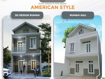Rumah di Galaxy City Affordable Luxury in South Bekasi American Style