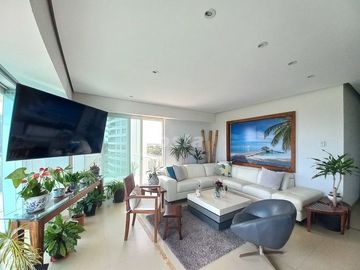 DEPARTAMENTO EN VENTA CON VISTA AL MAR, CANCUN TOWERS, PUERTO CANCUN