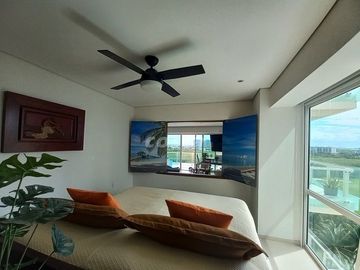 DEPARTAMENTO EN VENTA CON VISTA AL MAR, CANCUN TOWERS, PUERTO CANCUN