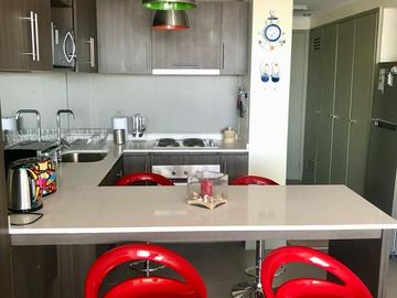Departamento 2 Dormitorios 1 Baño en Condominio Resort Laguna del Mar, La Serena.