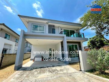 2-storey detached house, 63.8 sq m, Casa Ville Village, Rangsit, Khlong 2, Rangsit-Nakhon Nayok Road, Soi 60, Thanyaburi, Pathum Thani