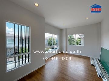 2-storey detached house, 63.8 sq m, Casa Ville Village, Rangsit, Khlong 2, Rangsit-Nakhon Nayok Road, Soi 60, Thanyaburi, Pathum Thani