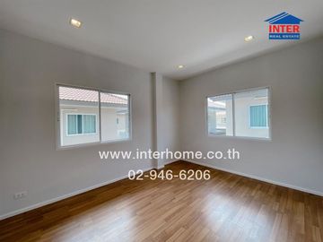 2-storey detached house, 63.8 sq m, Casa Ville Village, Rangsit, Khlong 2, Rangsit-Nakhon Nayok Road, Soi 60, Thanyaburi, Pathum Thani
