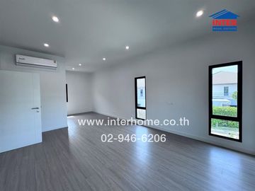 2-storey detached house, 71 sq m., Saransiri Rangsit Village, Soi 4/1, Rangsit-Pathum Thani Road, Road 346, Mueang Pathum Thani, Pathum Thani