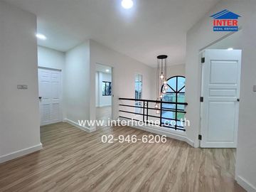 2-storey detached house, 121.1 sq.w., Krisada City Village, Lake and Park, Soi Bang Pla 18, Theparak Road, Old Sukhumvit Road, Bang Phli, Samut Prakan