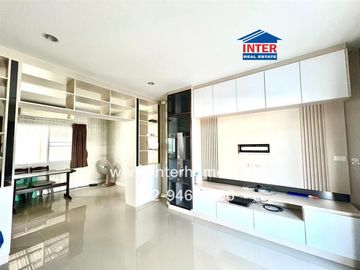 2-storey detached house, 50.8 sq.w., Perfect Park Suvarnabhumi Village 4, Soi Rom Klao 6/1, Rom Klao Road, Ramkhamhaeng Road, Min Buri District, Bangk