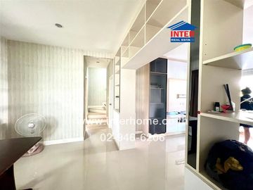 2-storey detached house, 50.8 sq.w., Perfect Park Suvarnabhumi Village 4, Soi Rom Klao 6/1, Rom Klao Road, Ramkhamhaeng Road, Min Buri District, Bangk