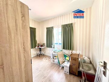 2-storey detached house, 50.8 sq.w., Perfect Park Suvarnabhumi Village 4, Soi Rom Klao 6/1, Rom Klao Road, Ramkhamhaeng Road, Min Buri District, Bangk