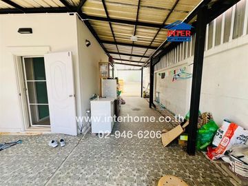 2-storey detached house, 50.8 sq.w., Perfect Park Suvarnabhumi Village 4, Soi Rom Klao 6/1, Rom Klao Road, Ramkhamhaeng Road, Min Buri District, Bangk