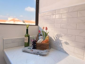 Sale condo Kuan Im Housing Estate, Building2, 4flr,Corner room35m.,2bed,1bath 838KB, furnished, Pa Daet, Mueang Chiang Mai