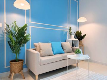 Sale condo Kuan Im Housing Estate, Building2, 4flr,Corner room35m.,2bed,1bath 838KB, furnished, Pa Daet, Mueang Chiang Mai